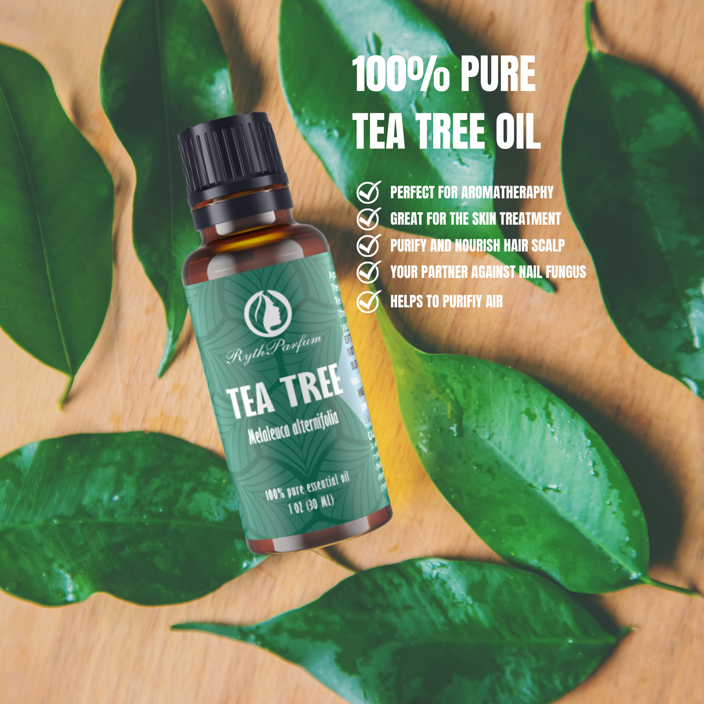 Tea Tree Essential Oil 30mL (3-Pack)