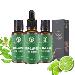 RythParfum Bergamot Oil (3PACK of 1oz) with 3 Dropper|100% Pure Quality Undiluted Oil with Euro Dropper for Diffuser,Humidifier,Refreshing,Aromatherapy|American Dropper for Face,Hair, Skin,Massage